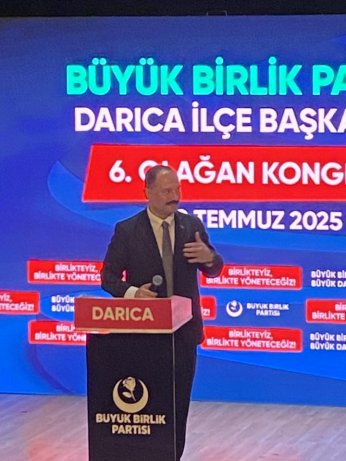 BBP Darıca’da Mehmet Yılmaz seçilmiş başkan