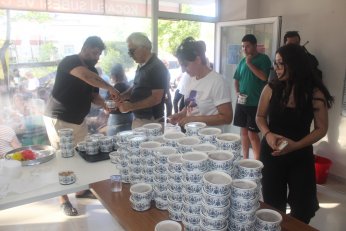 Pir Sultan'da aşure Alevi, Dürzi ve  Hristiyanlar için kaynadı 