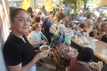 Pir Sultan'da aşure Alevi, Dürzi ve  Hristiyanlar için kaynadı 