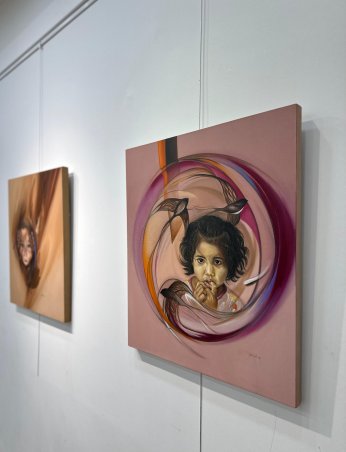 ‘Katmanlar’a beş ressam imza attı