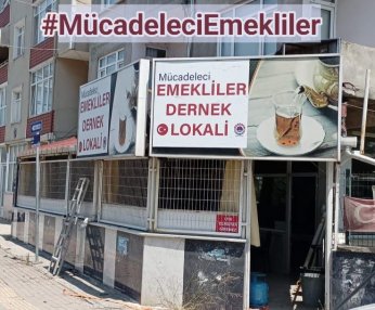 Mücadeleci Emekliler Derneği yeni yerinde