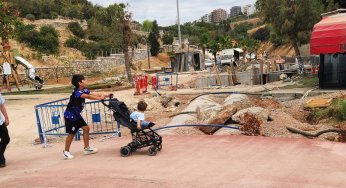 Çocuk parkına sıfır İş güvenliği de sıfır