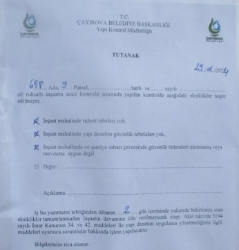 Ceza kesilmedi. Rutin uyarıldı