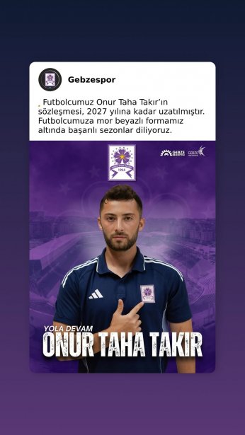 Gebzespor “iç transferde” iki imza attırdı 