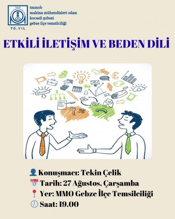 Tekin Çelik ile etkili iletişim ve beden dili semineri