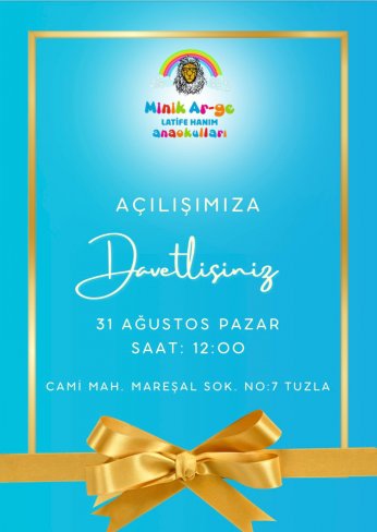 Latife Hanım Anaokulu  nitelikli eğitim verecek 