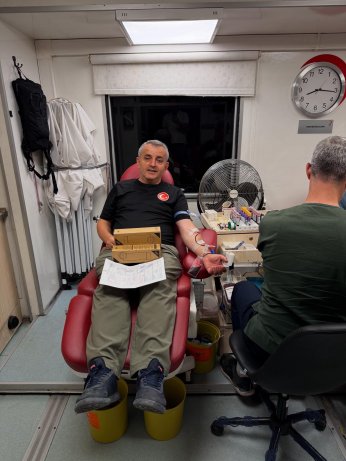 Osman Yılmaz’da 62  ünite kan toplandı 