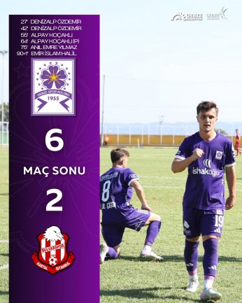 Kupada kastık kavurduk: 6-2 