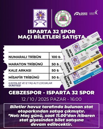 “Hızlı ve Öfkeli – 1” bugün Isparta maçıyla başlıyor