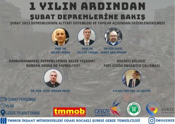 TMMOB ve GTO, 6 Şubat’ı  yapılarıyla sorgulayacak