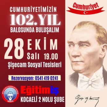 Eğitim-İş’ten geleneksel Cumhuriyet Balosu