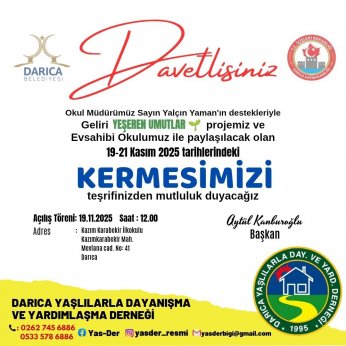 Yarısı senin / benim. Yarısı okulun yarısı öğrencinin 