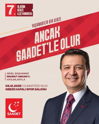 Saadet Gebze’nin kongresi 6 Aralık’ta