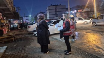 12 ilçede seher vakti eş zamanlı propaganda 