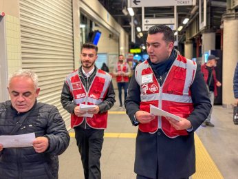 12 ilçede seher vakti eş zamanlı propaganda 