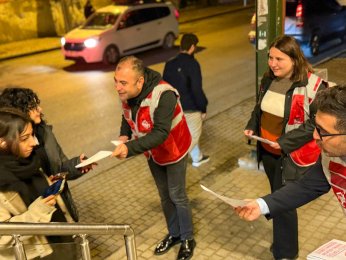 12 ilçede seher vakti eş zamanlı propaganda 