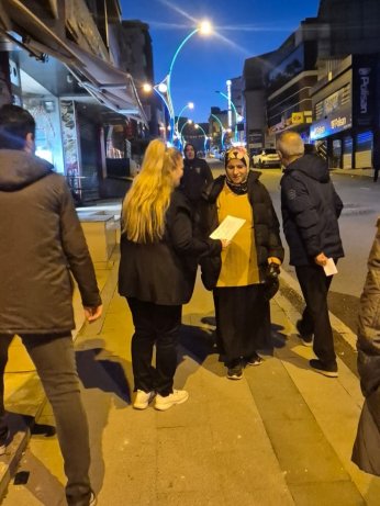 12 ilçede seher vakti eş zamanlı propaganda 