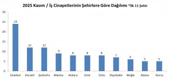 İş cinayetleri kasım ayında zirve yaptı