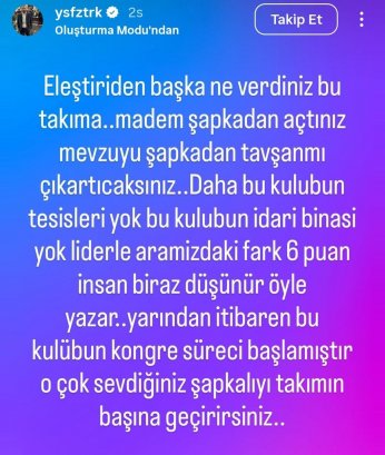 Kaosta bir puan, sıfırdan iyi puan!