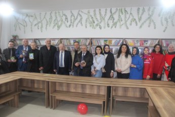 Kütüphane açılışında yeni destek çağrısı