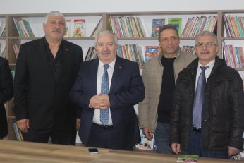 Kütüphane açılışında yeni destek çağrısı