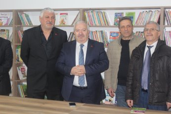 Kütüphane açılışında yeni destek çağrısı