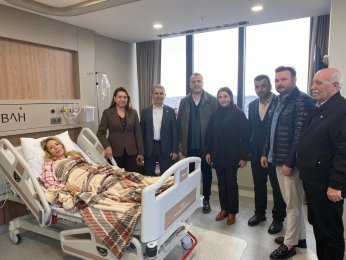 Taburcu edildi. Evinde istirahatte