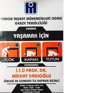 Afetlere Dirençli Kentler MBB tarafından yayınlandı