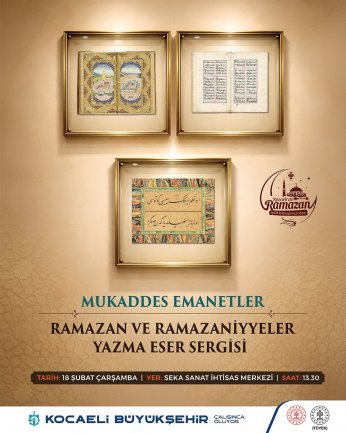 Mukaddes Emanetler sergisi kapılarını açtı