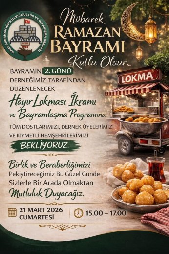 KAI’da hayır lokması ile bayramlaşma