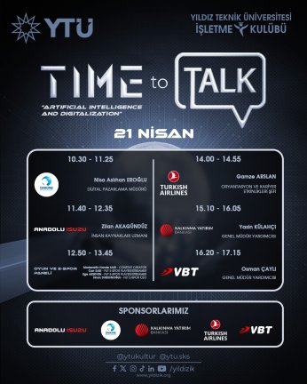 Yıldız Teknik’te konuşma zamanı. Bahsetme vakti 