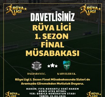 Rüya Lig’de finalin adı Daldaban FC – Kahveler FG