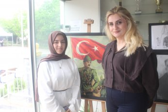 19 Mayıs ruhunu tablolarda yansıttılar 