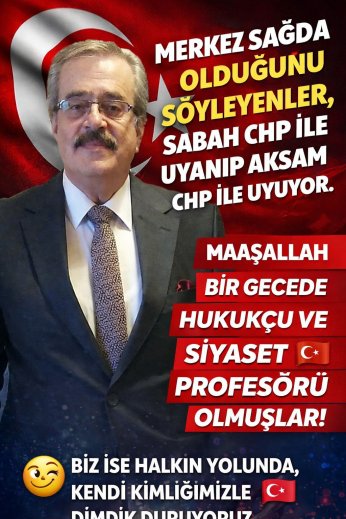 CHP ile yatıp CHP ile kalkıyorlar