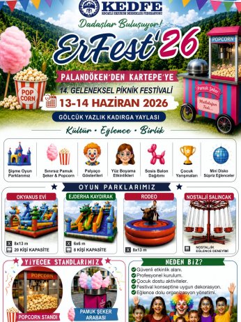KEDFE’nin festivalinde yok yok 