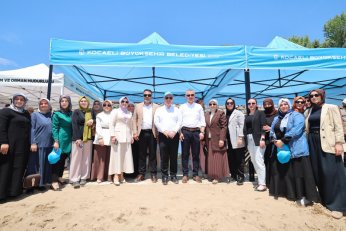 Bu yıl ilk kez Mersin Balığı da bırakıldı