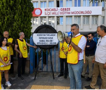 Öğretmenlerin haklı mücadelesi  polis şiddetiyle engellenemez! 