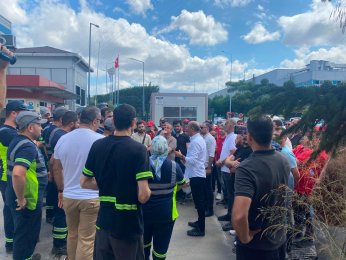 Vesuvius işçileri üretimi durdurdu