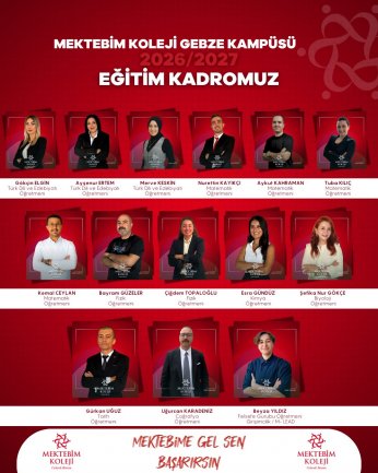 Gebze Mektebim kadrosunu açıkladı
