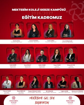 Gebze Mektebim kadrosunu açıkladı