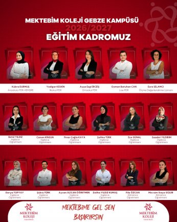 Gebze Mektebim kadrosunu açıkladı