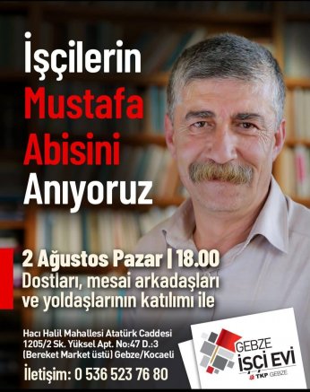 Mustafa Tozkoparan ölüm yıldönümünde anılıyor