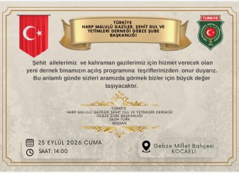 Şehit Aileleri'ne Millet  Bahçesinde yer bulundu 