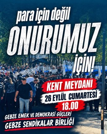 Meydana onurları için çıkıyorlar
