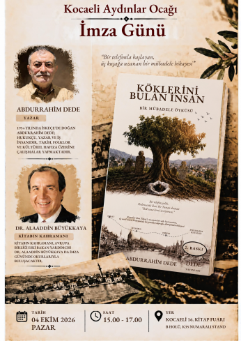 Yazar ve kahramanı Kocaeli Kitap Fuarı’nda