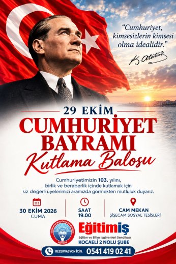 Eğitim-İş’ten Cumhuriyet Bayramı klasiği