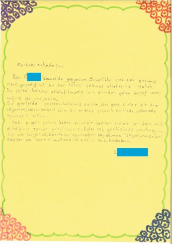 Belgesini masamızda saklayacağız 