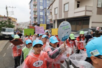 Beylikbağı’nda sıfır atık için yürüdüler