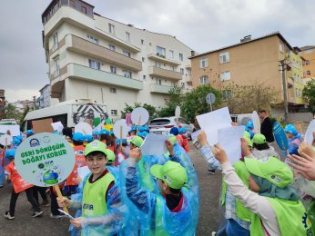 Beylikbağı’nda sıfır atık için yürüdüler