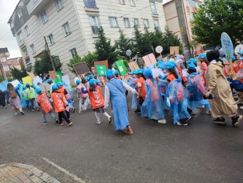 Beylikbağı’nda sıfır atık için yürüdüler